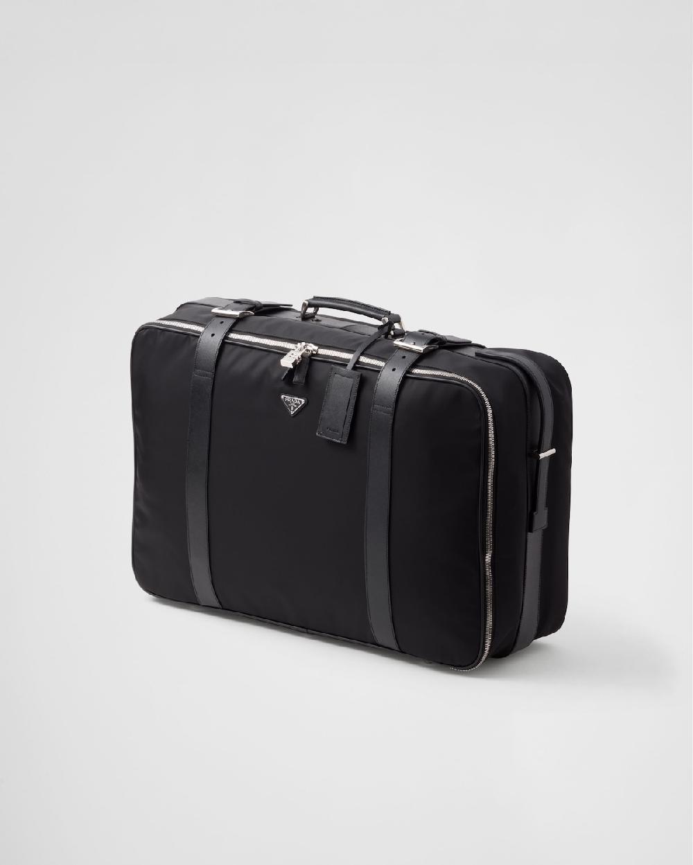 Prada Maleta de Re-Nylon y piel Saffiano Liquidación