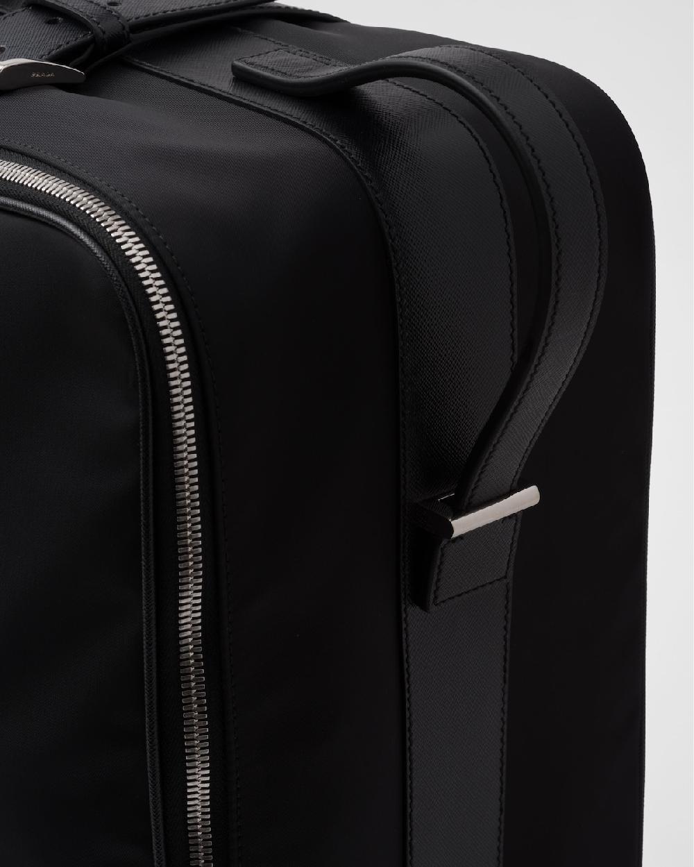Prada Maleta de Re-Nylon y piel Saffiano Liquidación