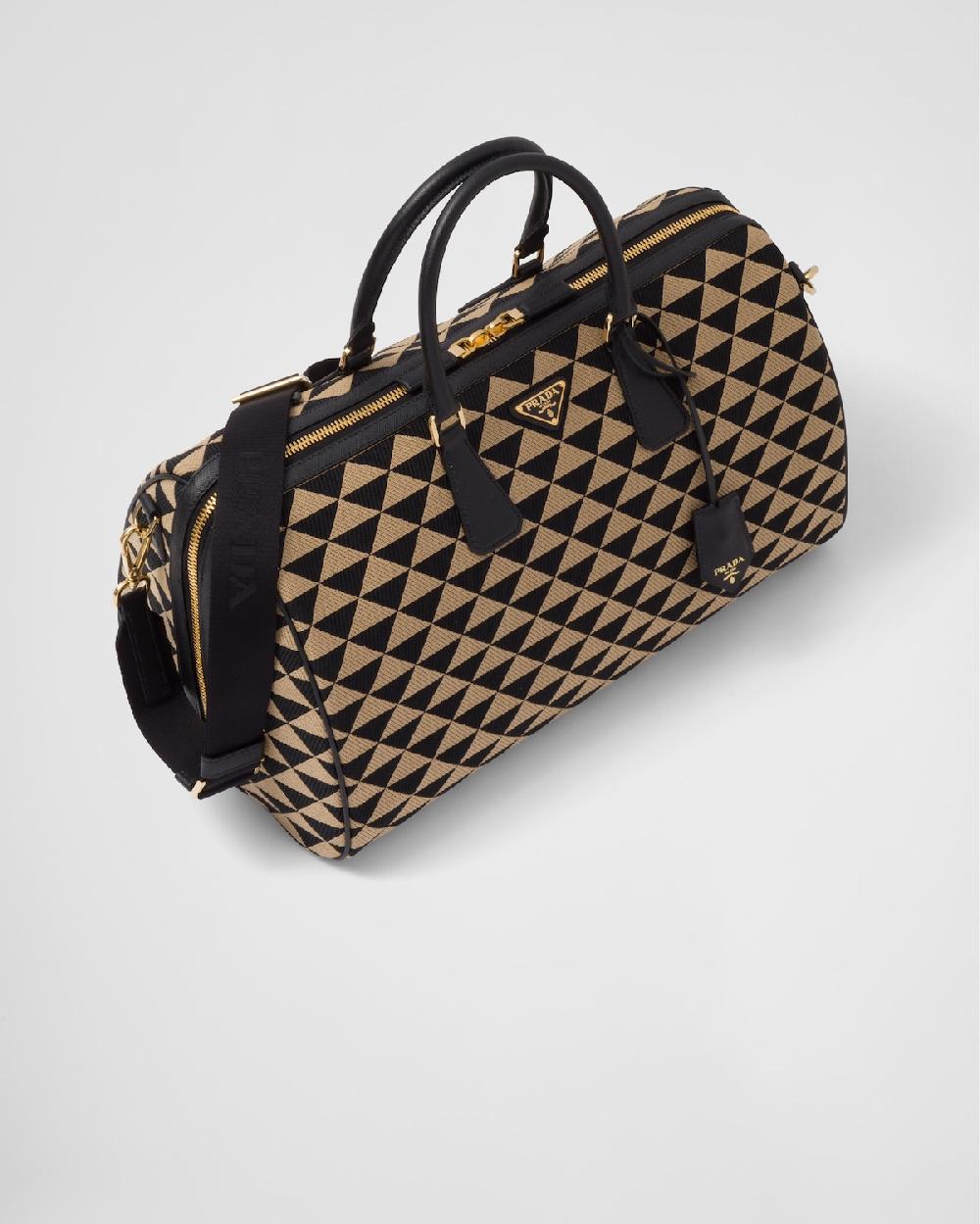 Prada Bolso de viaje Prada Symbole de tela bordada COMPRAR AHORA