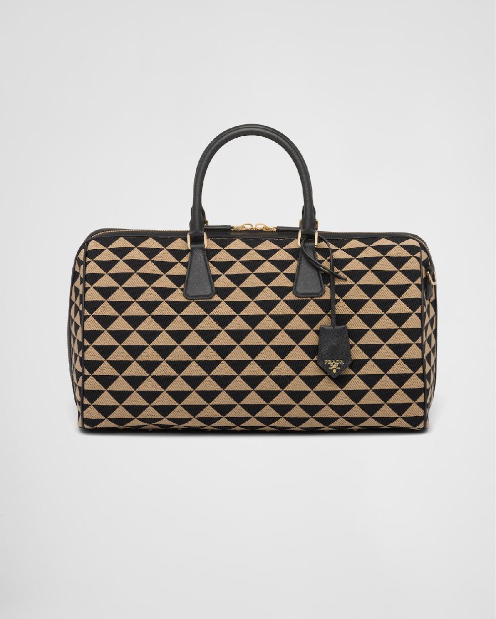 Prada Bolso de viaje Prada Symbole de tela bordada COMPRAR AHORA