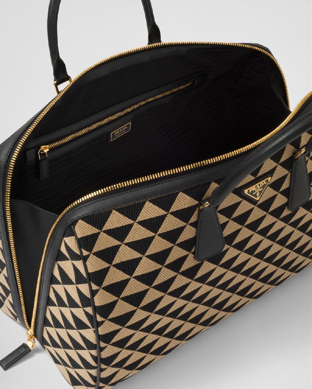 Prada Bolso de viaje Prada Symbole de tela bordada COMPRAR AHORA