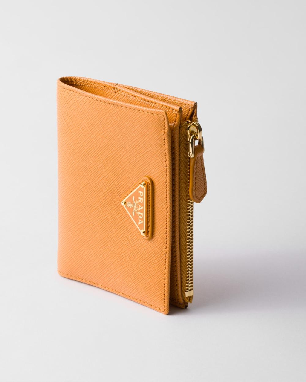 Prada Cartera pequeña de piel Saffiano Último día