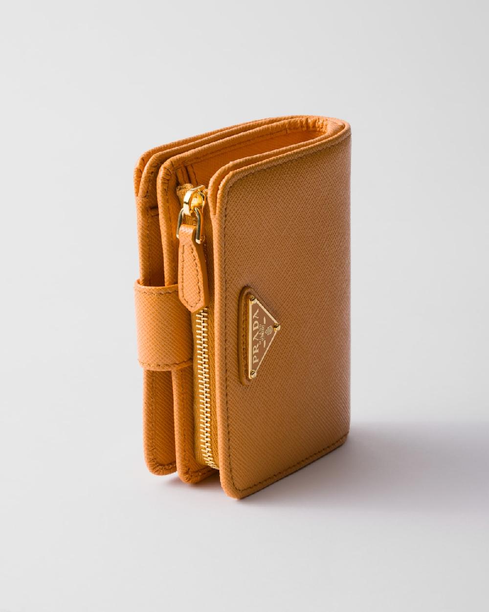 Prada Cartera pequeña de piel Saffiano Promoción por tiempo limitado