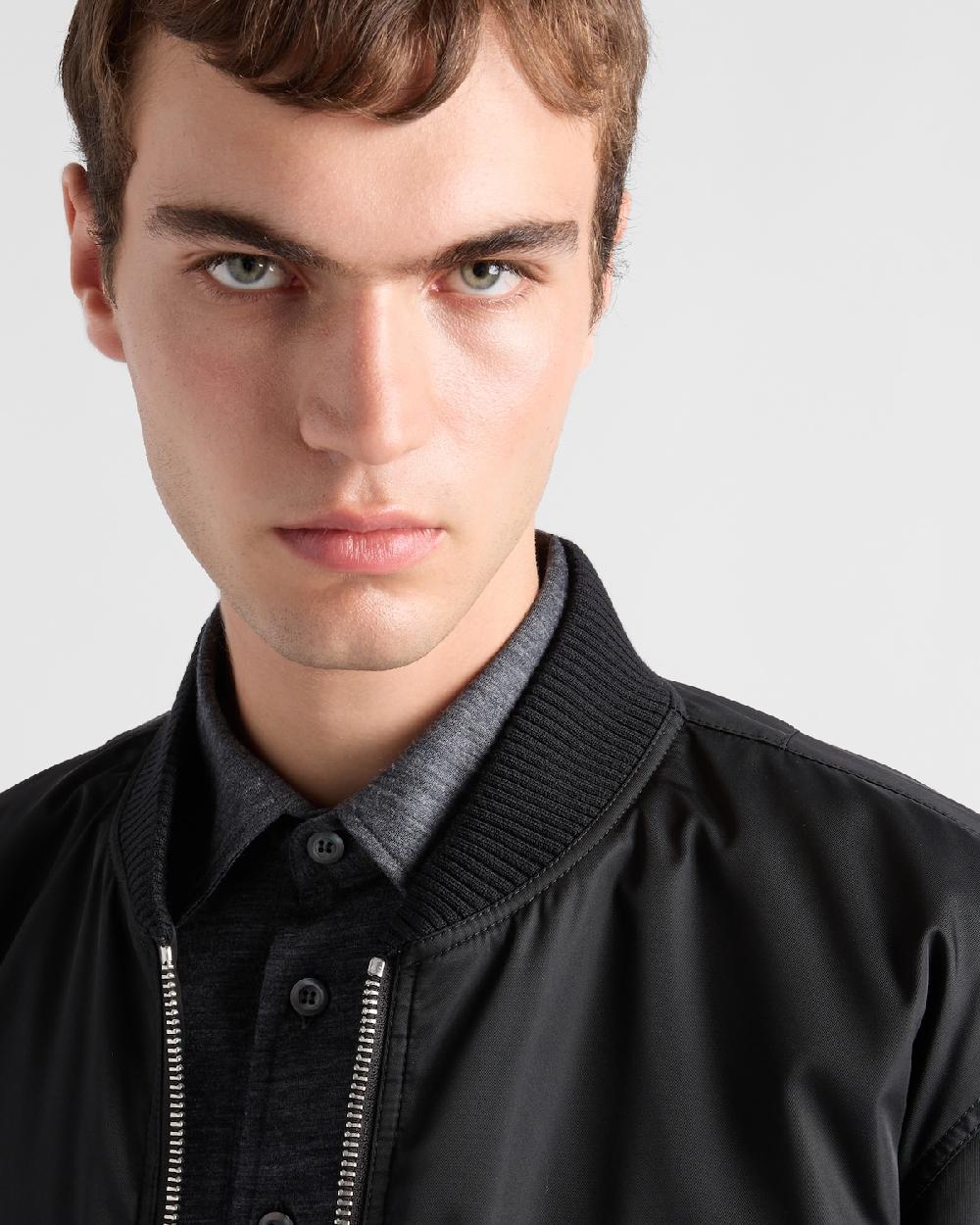 Prada Chaqueta bomber de Re-Nylon Rebajas de fin de temporada