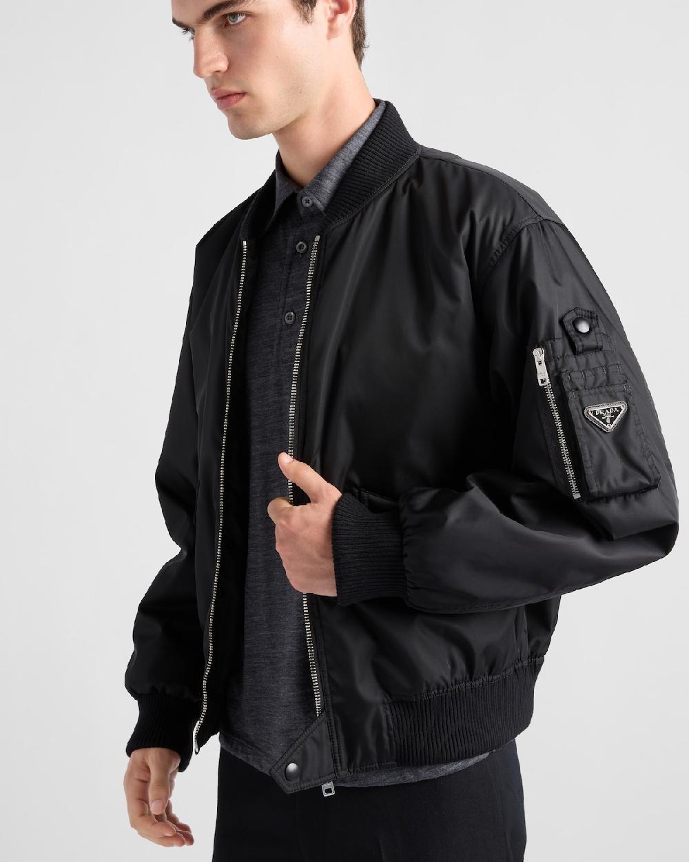 Prada Chaqueta bomber de Re-Nylon Rebajas de fin de temporada