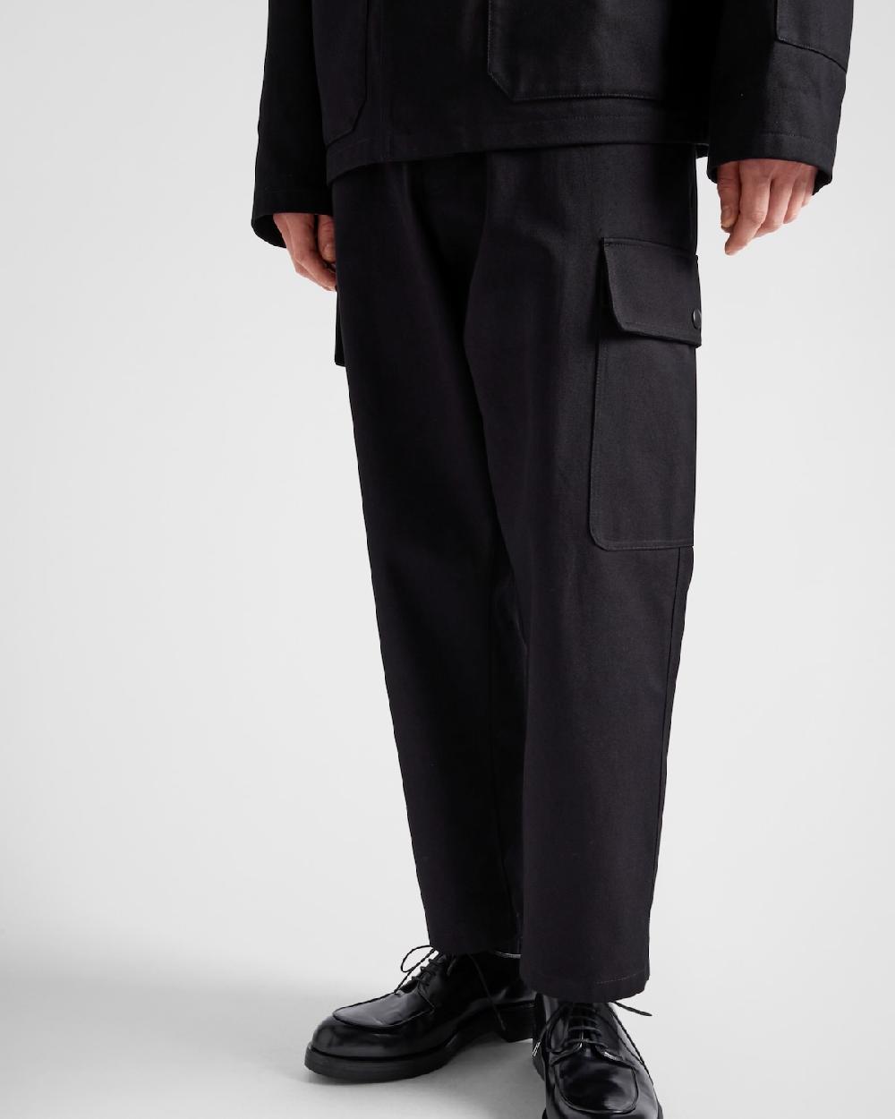 Prada Pantalones de algodón Rebajas