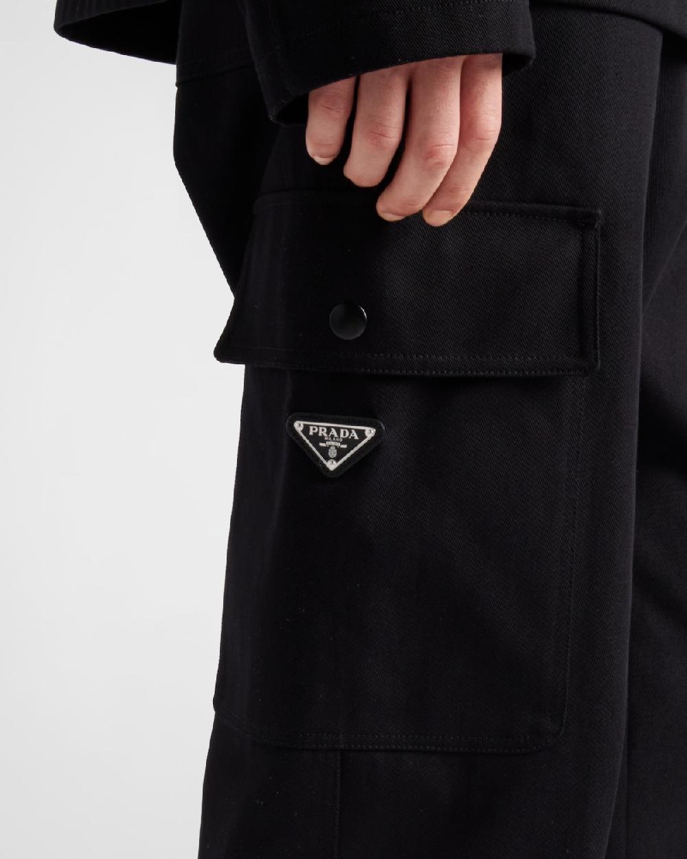 Prada Pantalones de algodón Rebajas