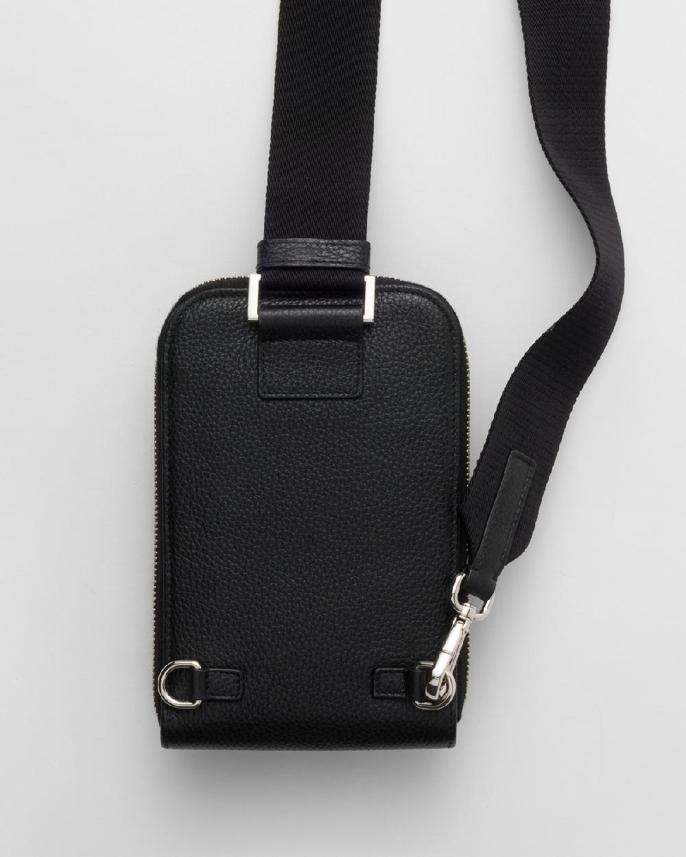 Prada Funda para smartphone de piel Superdescuento