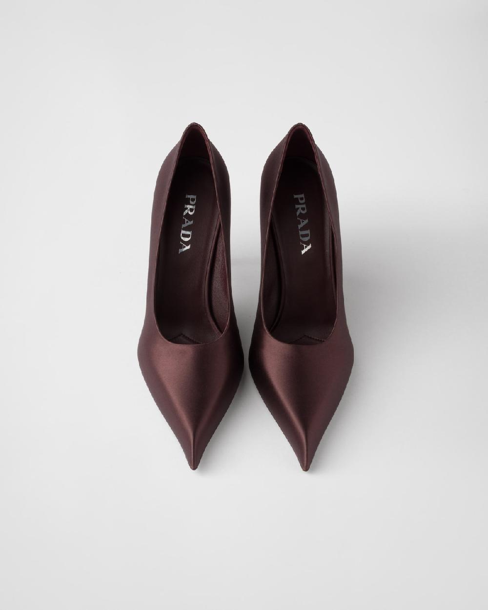 Prada Zapatos de salón de satén Ofertas especiales