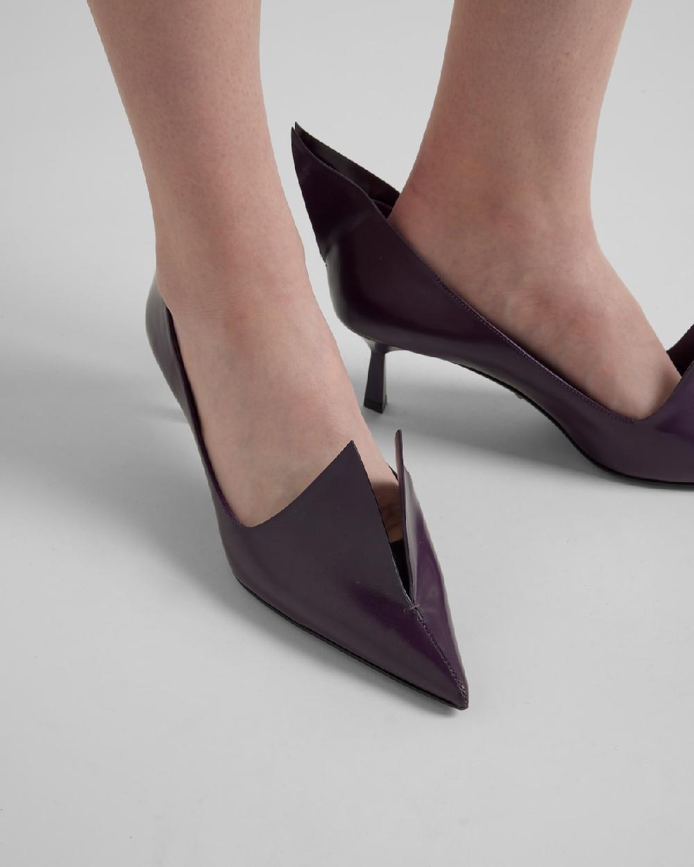Prada Zapatos de tacón en piel cepillada Rebajas de fin de temporada