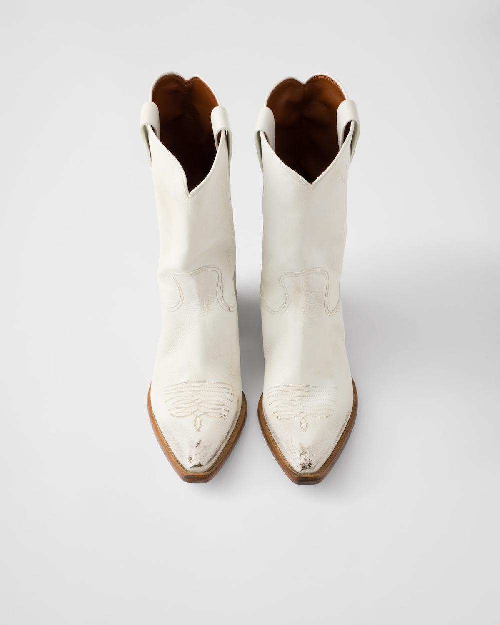 Prada Botas de piel Ofertas
