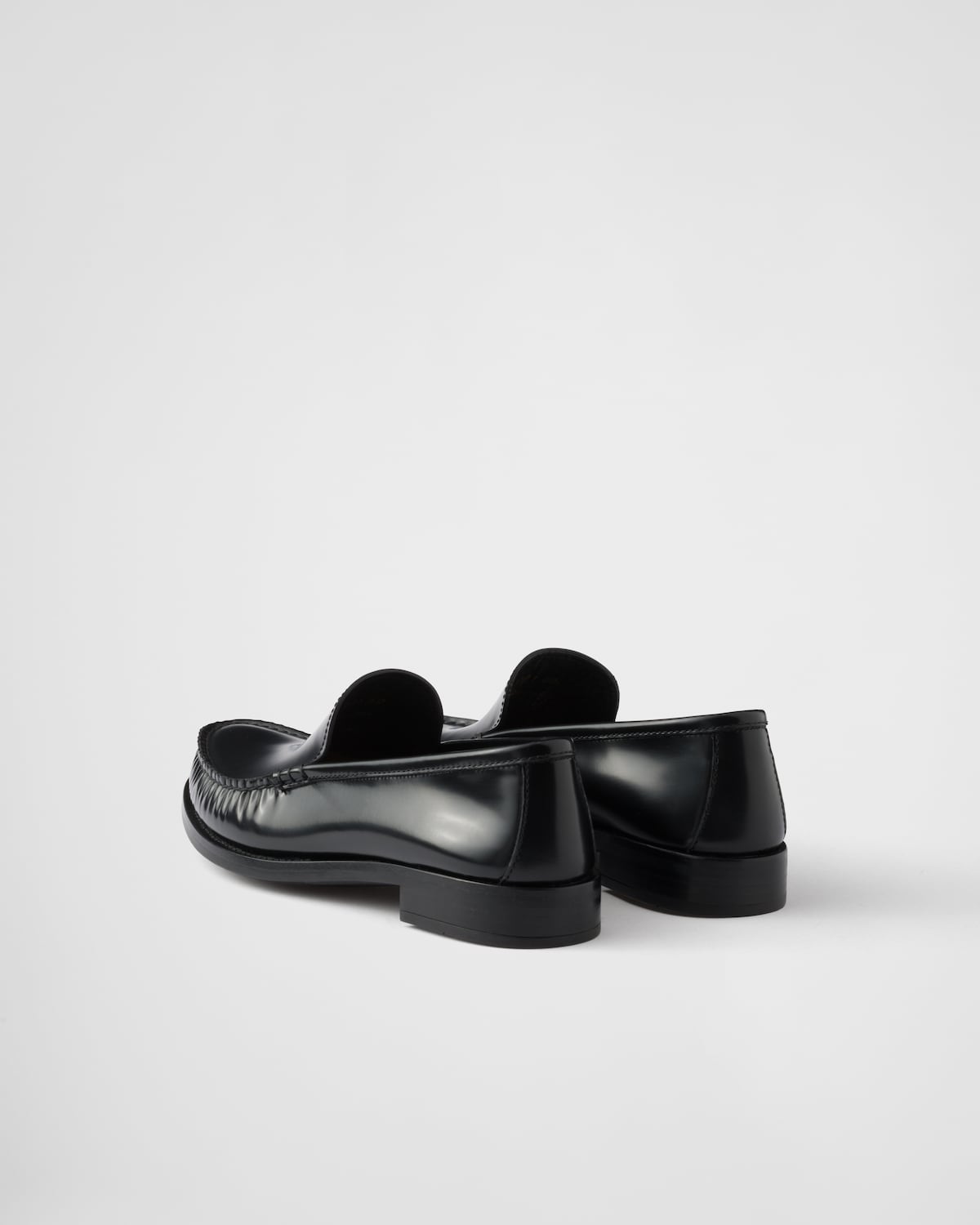 Prada Mocasines de piel cepillada Venta caliente