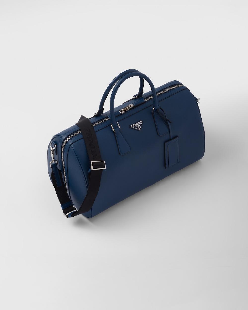 Prada Bolsa de viaje de piel Saffiano Mejor oferta