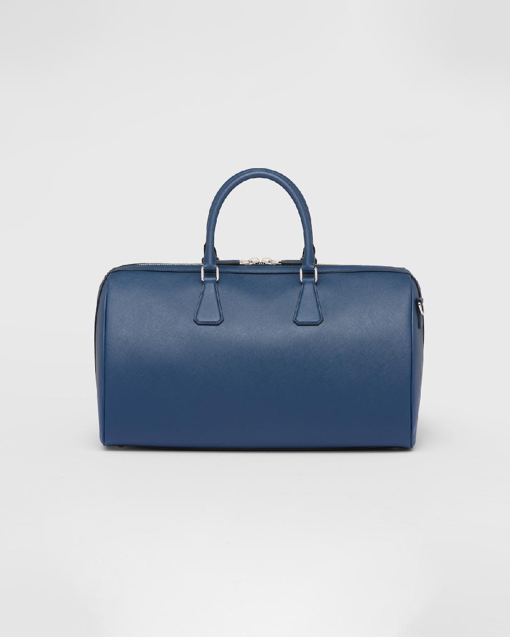 Prada Bolsa de viaje de piel Saffiano Mejor oferta