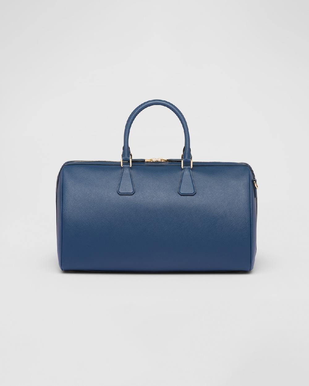 Prada Bolsa de viaje de piel Saffiano Rebajas online