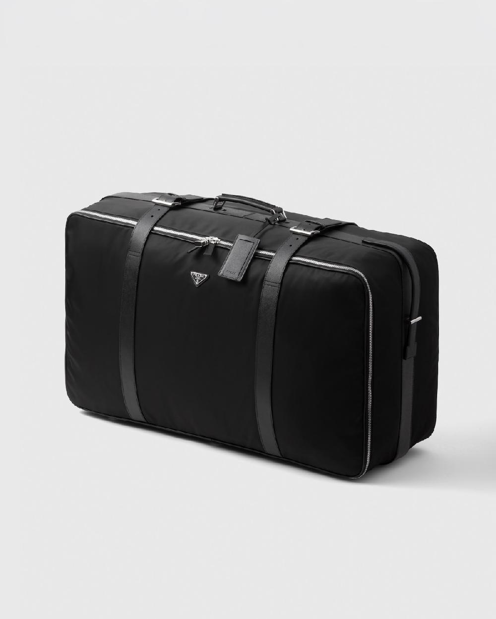 Prada Maleta de Re-Nylon y piel Saffiano