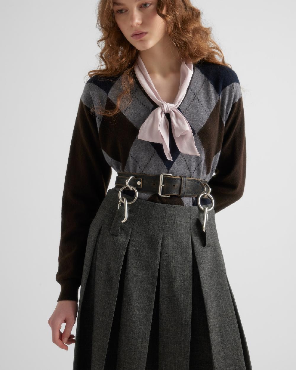 Prada Jersey de cachemir con escote en V Superdescuento