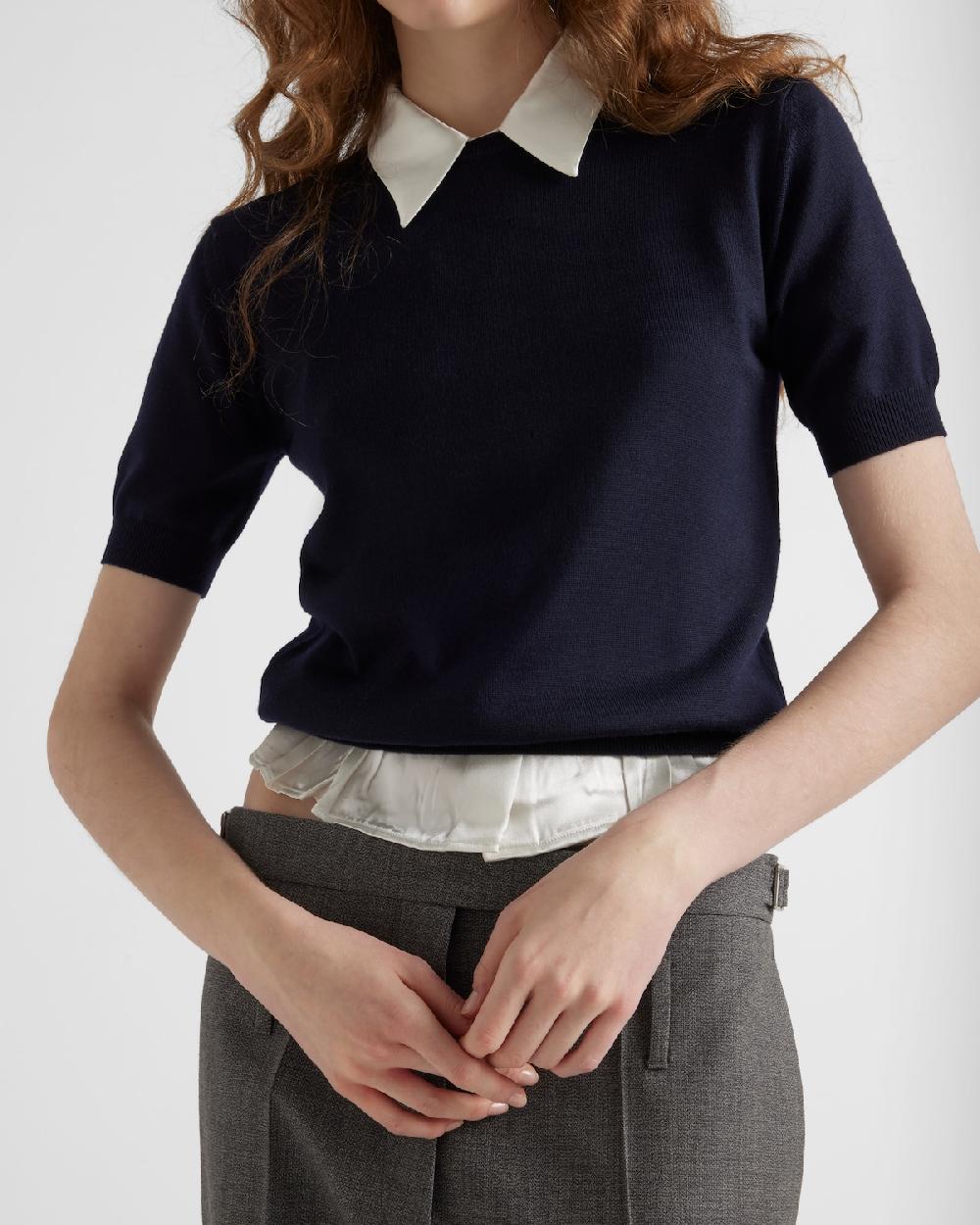 Prada Jersey de lana extragrande Descuentos del mes