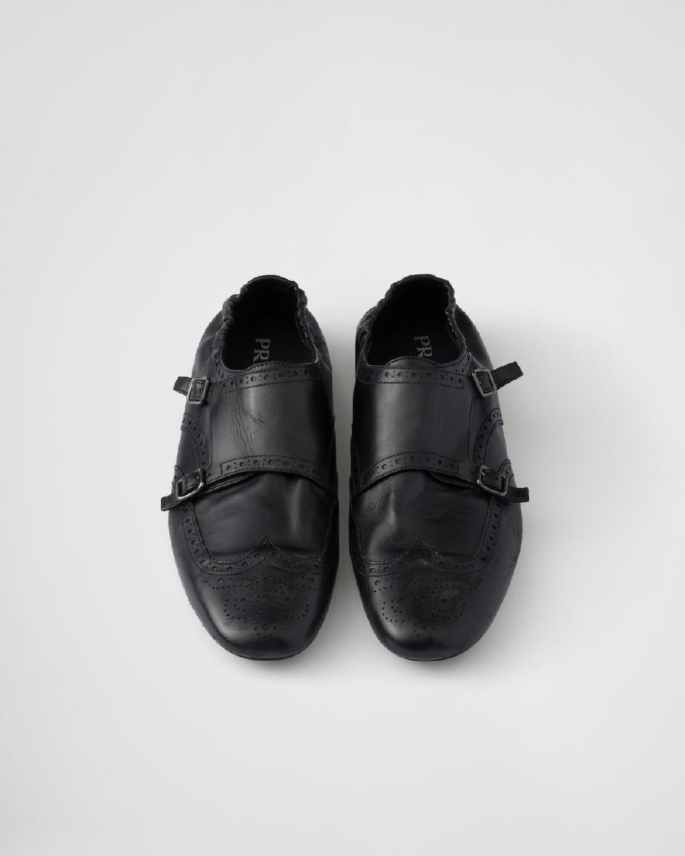 Prada Zapatos Shuffle con doble tira y hebilla Grandes ahorros
