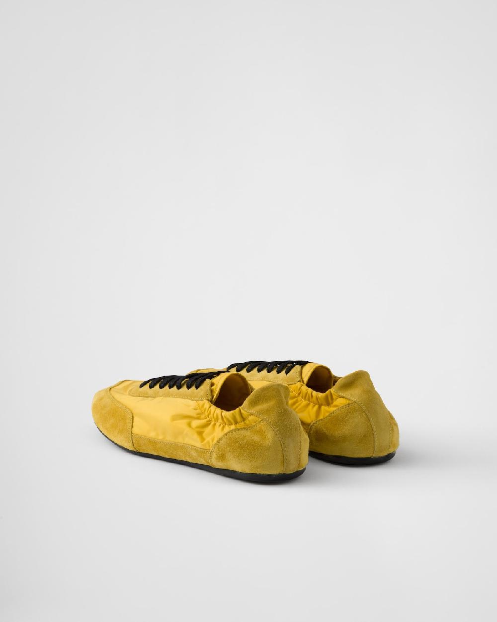 Prada Zapatillas Collapse de Re-Nylon y ante con elástico 2025