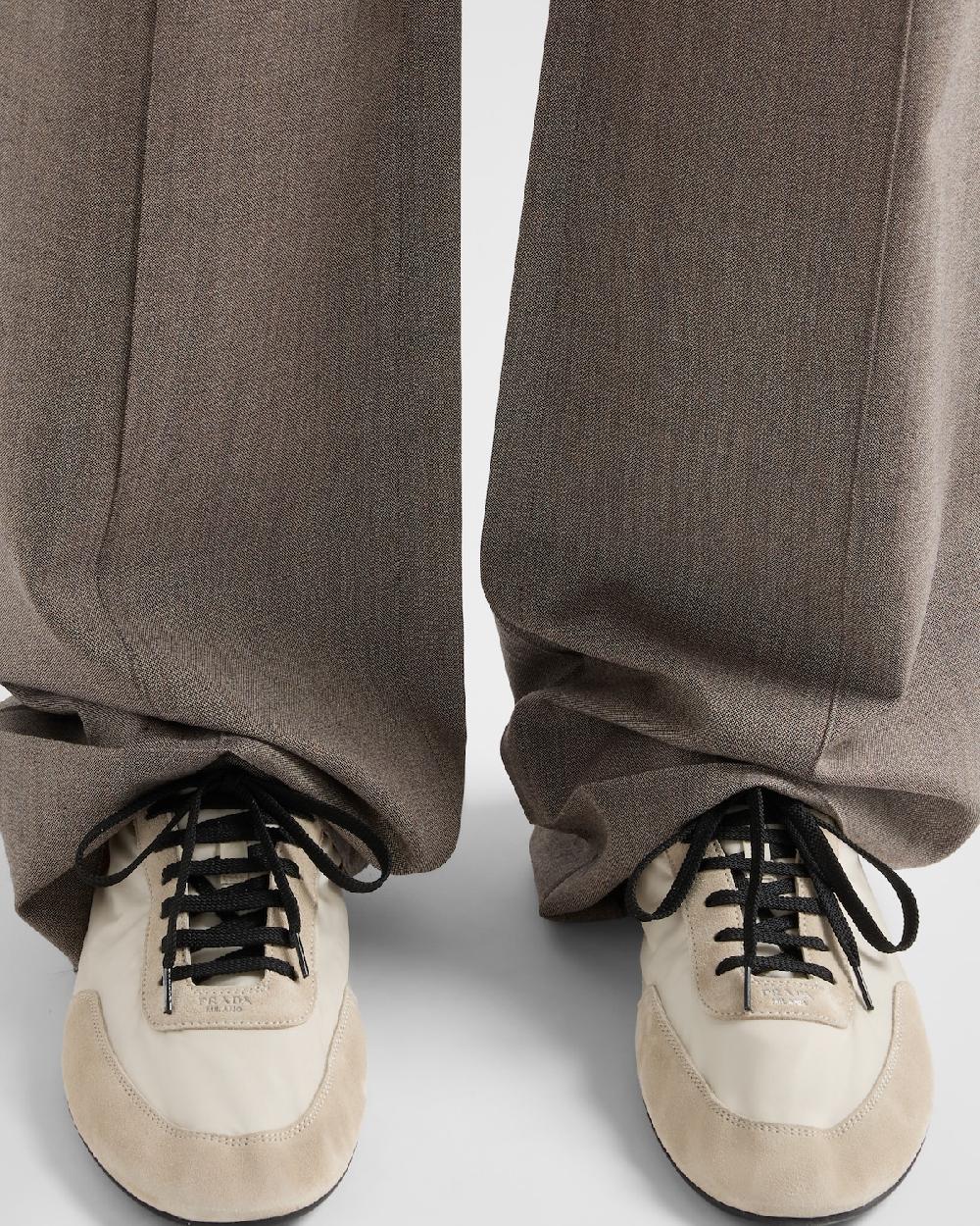 Prada Zapatillas Collapse de Re-Nylon y ante con elástico En línea