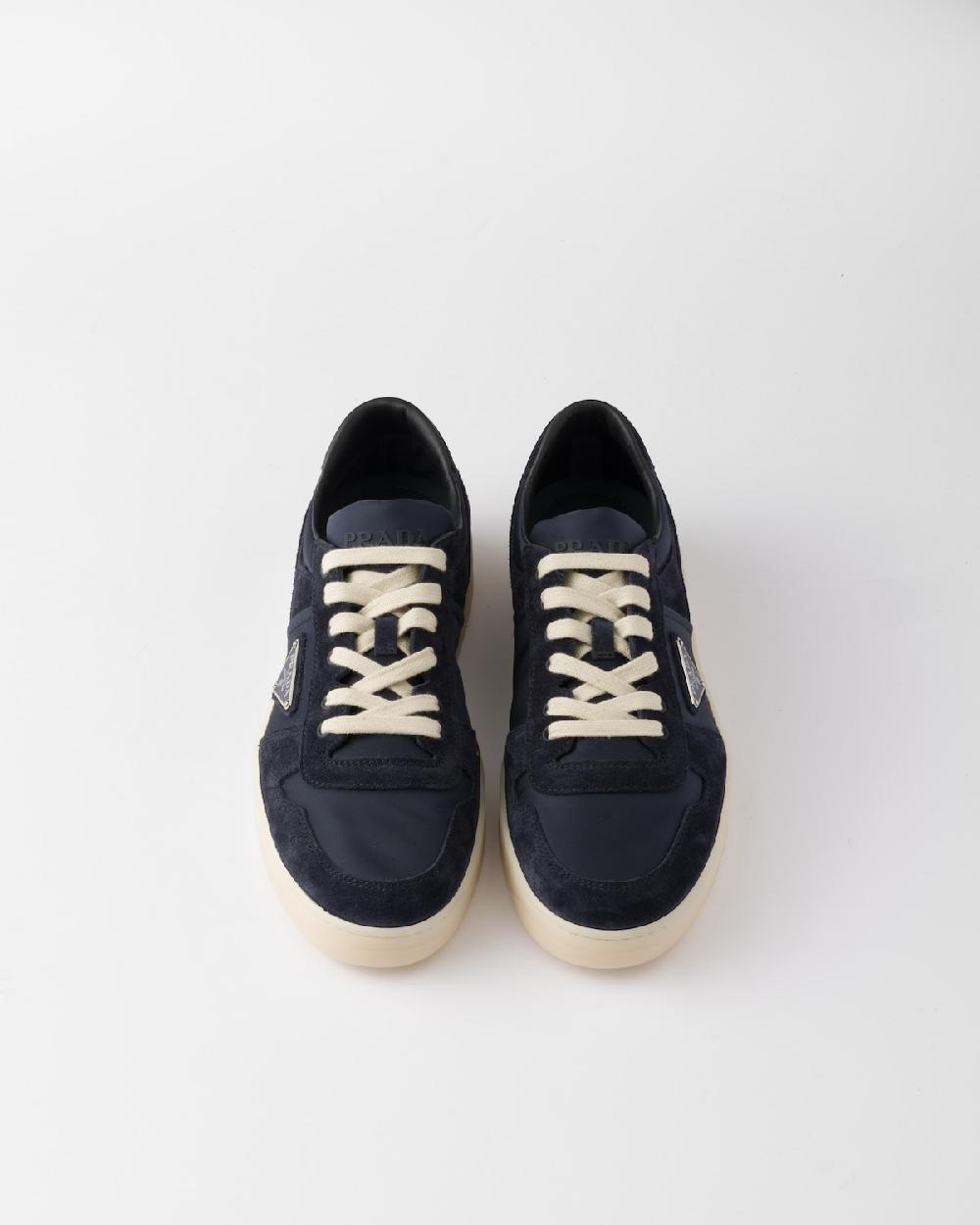 Prada Zapatillas Downtown de Re-Nylon y ante Outlet online