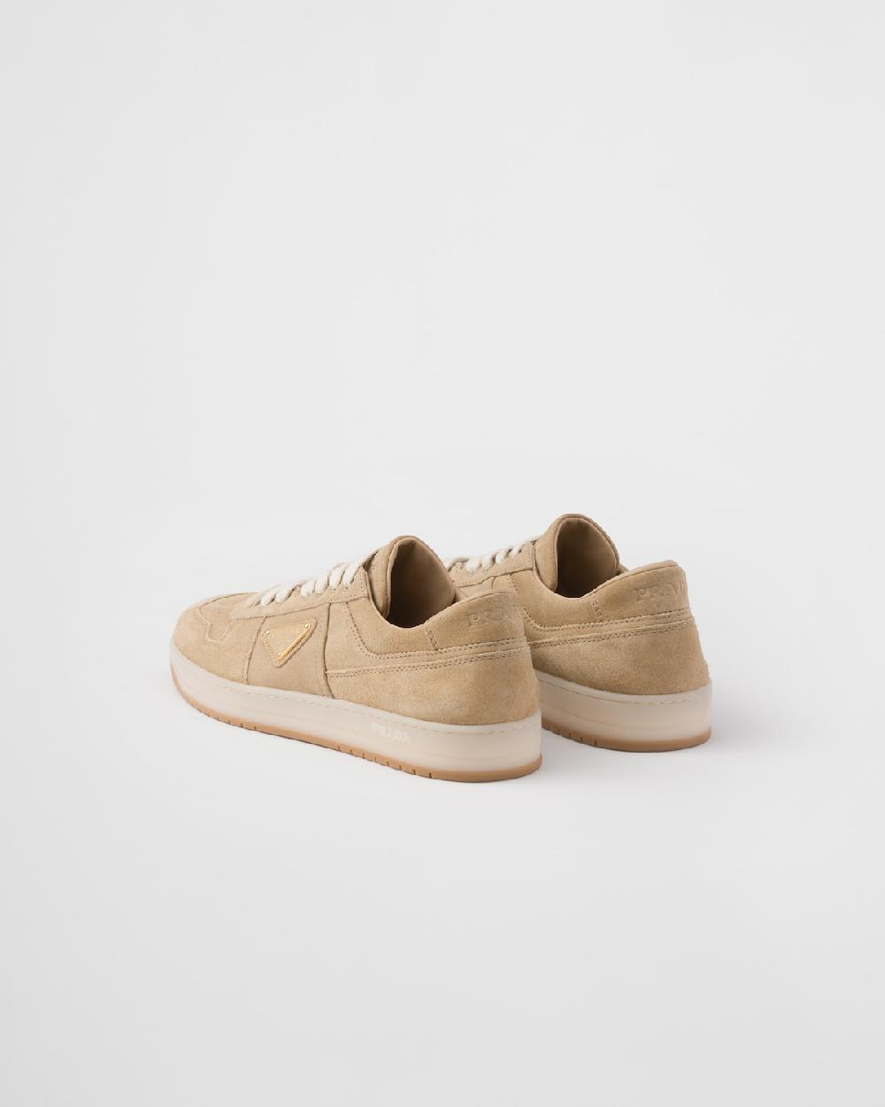 Prada Zapatillas Downtown de ante con efecto lavado Ofertas