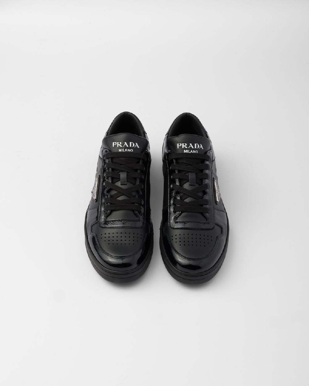 Prada Zapatillas Downtown de piel Gran oferta