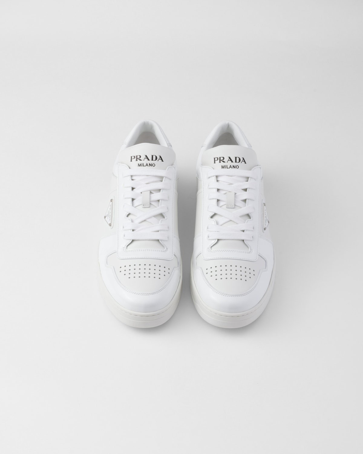 Prada Zapatillas Downtown de piel Rebajas baratas