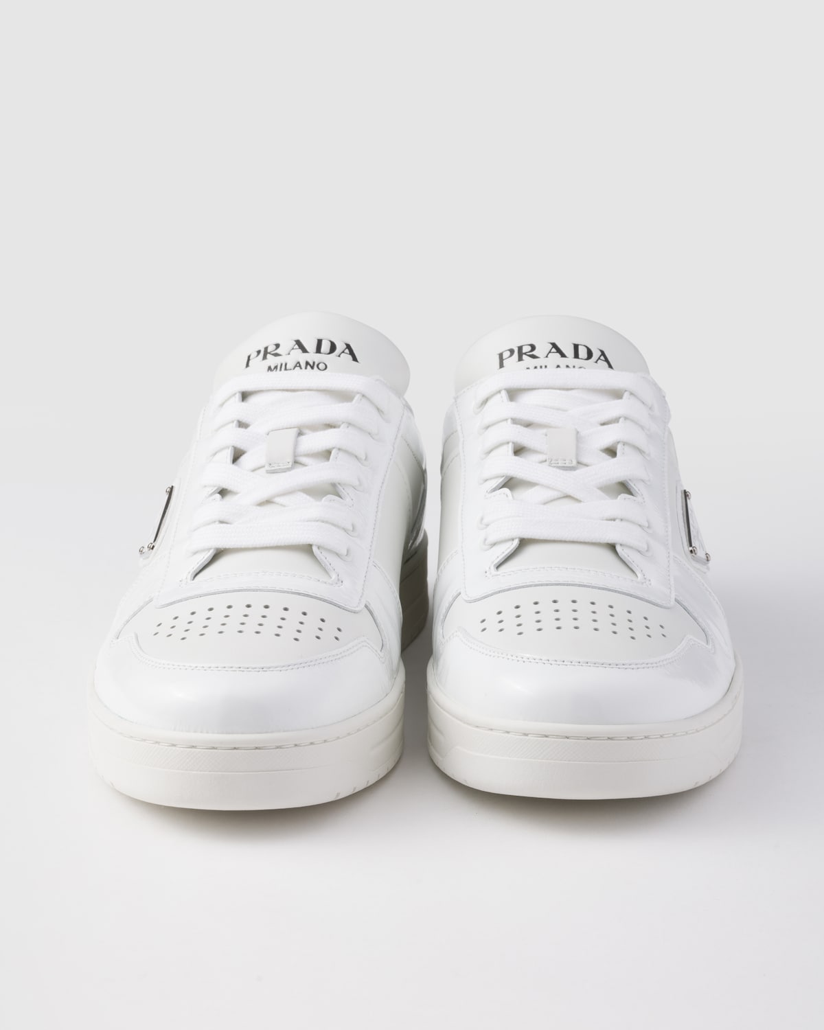 Prada Zapatillas Downtown de piel Rebajas baratas
