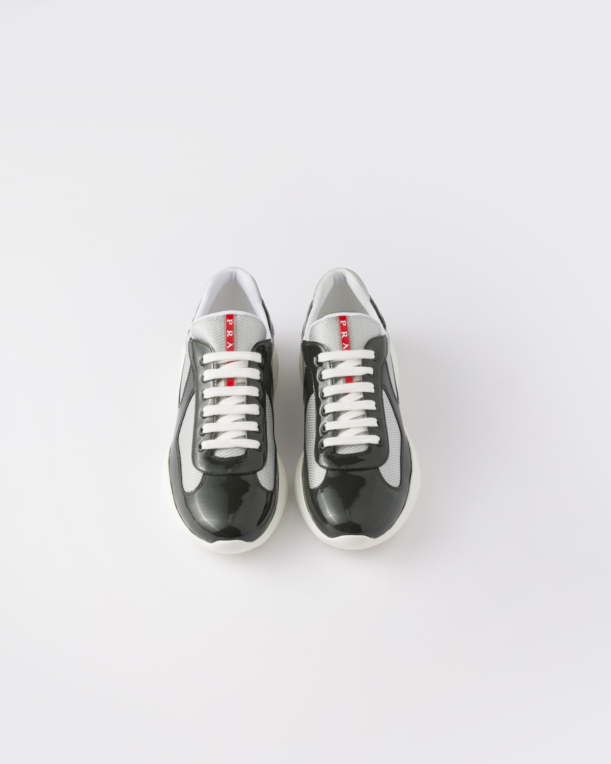 Prada Zapatillas Prada America's Cup de charol y tejido técnico Los más vendidos