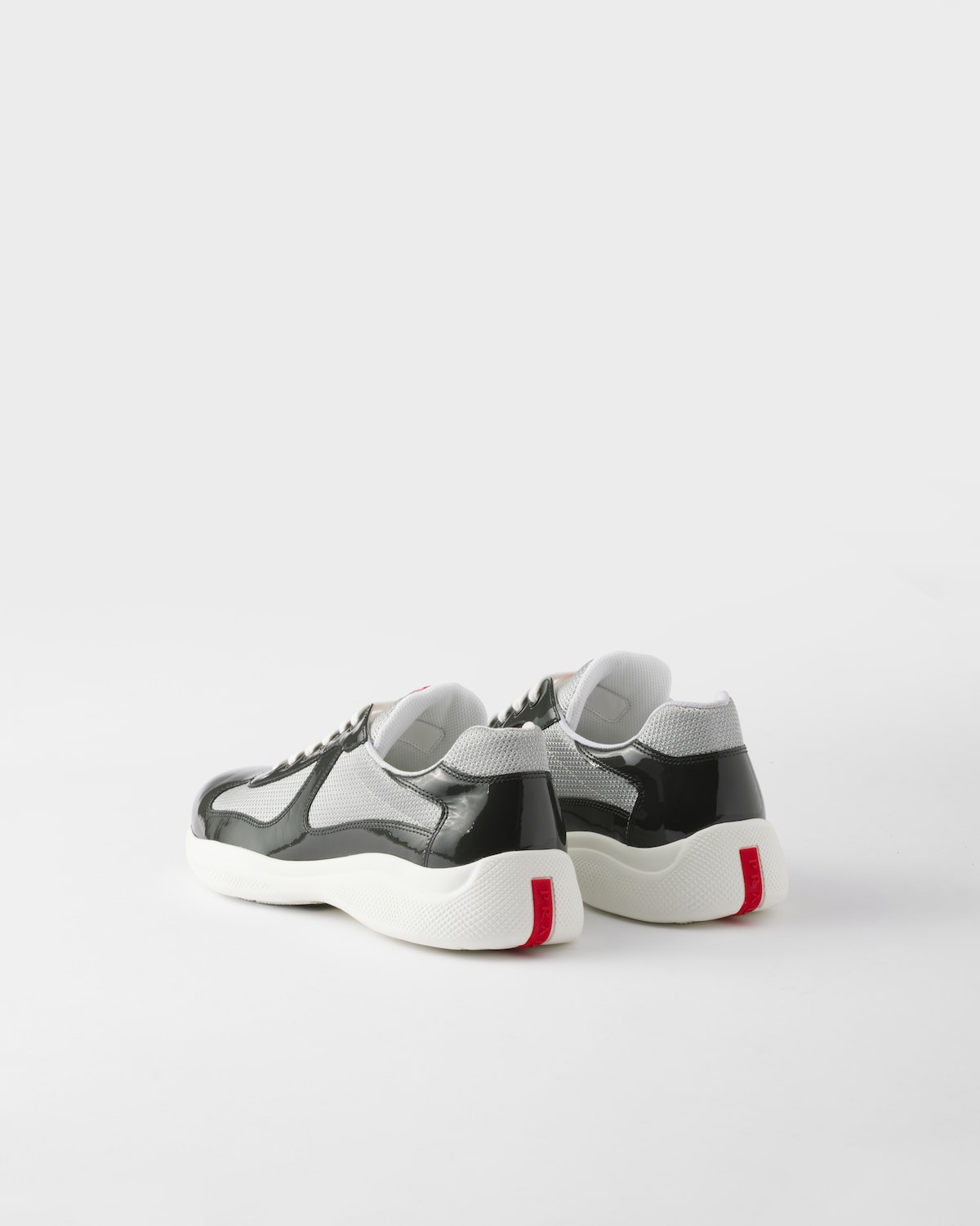 Prada Zapatillas Prada America's Cup de charol y tejido técnico Los más vendidos