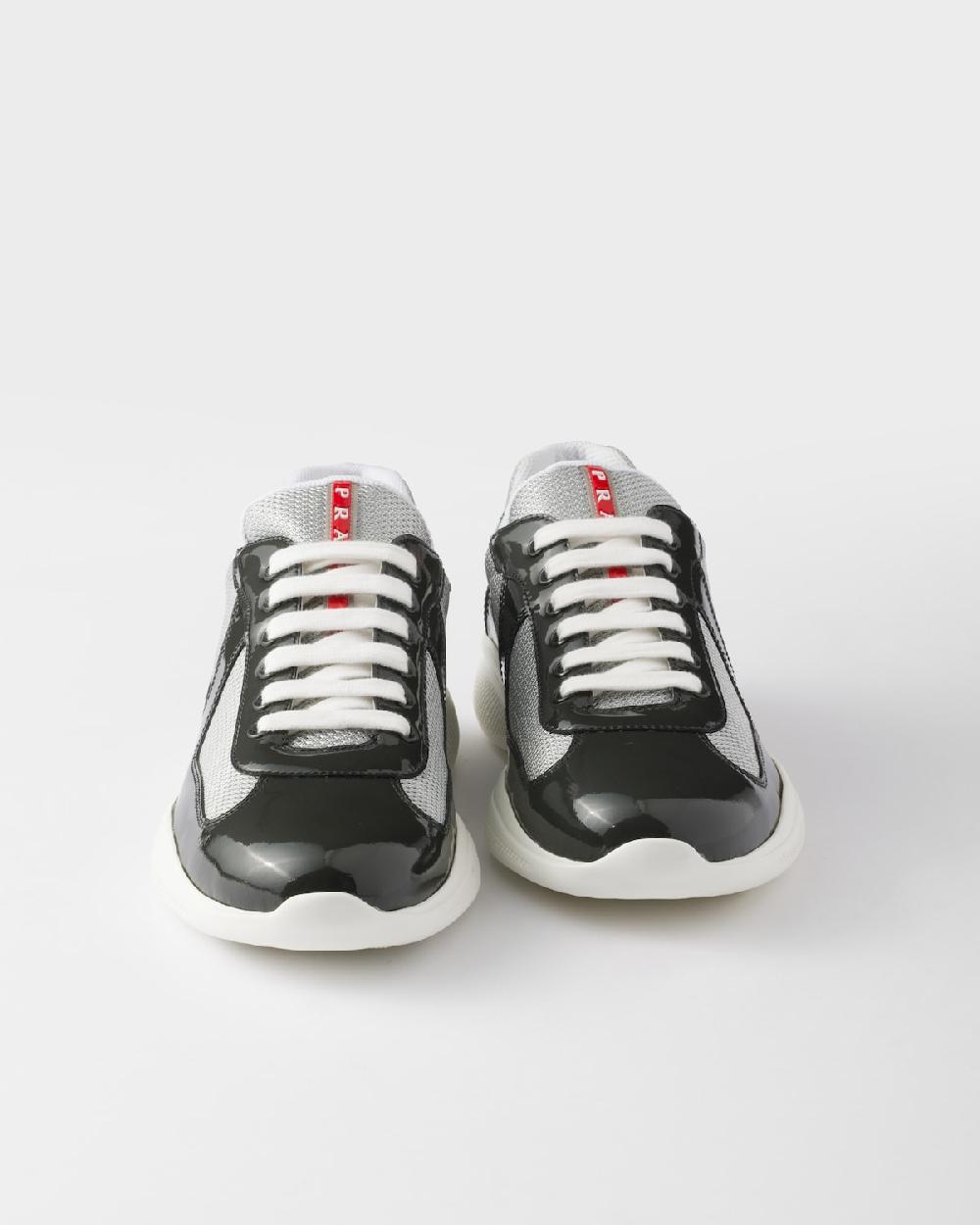 Prada Zapatillas Prada America's Cup de charol y tejido técnico Los más vendidos