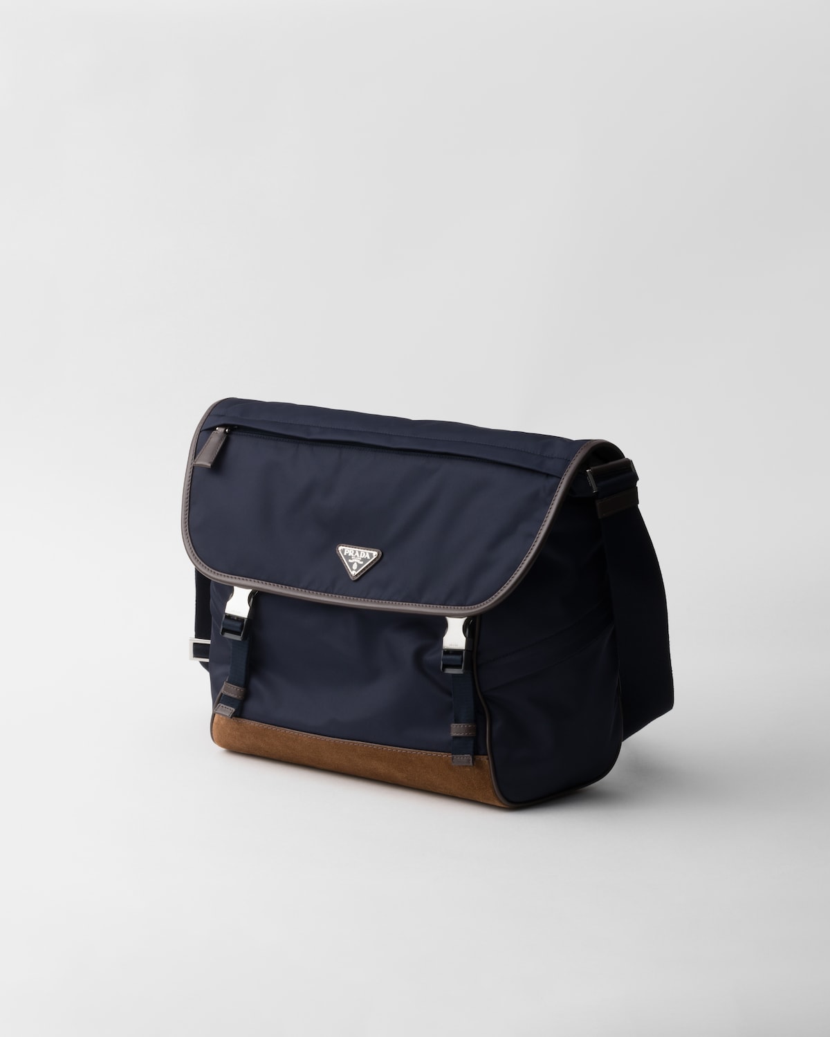 Prada Bolso bandolera de Re-Nylon y piel pequeño Envío gratis