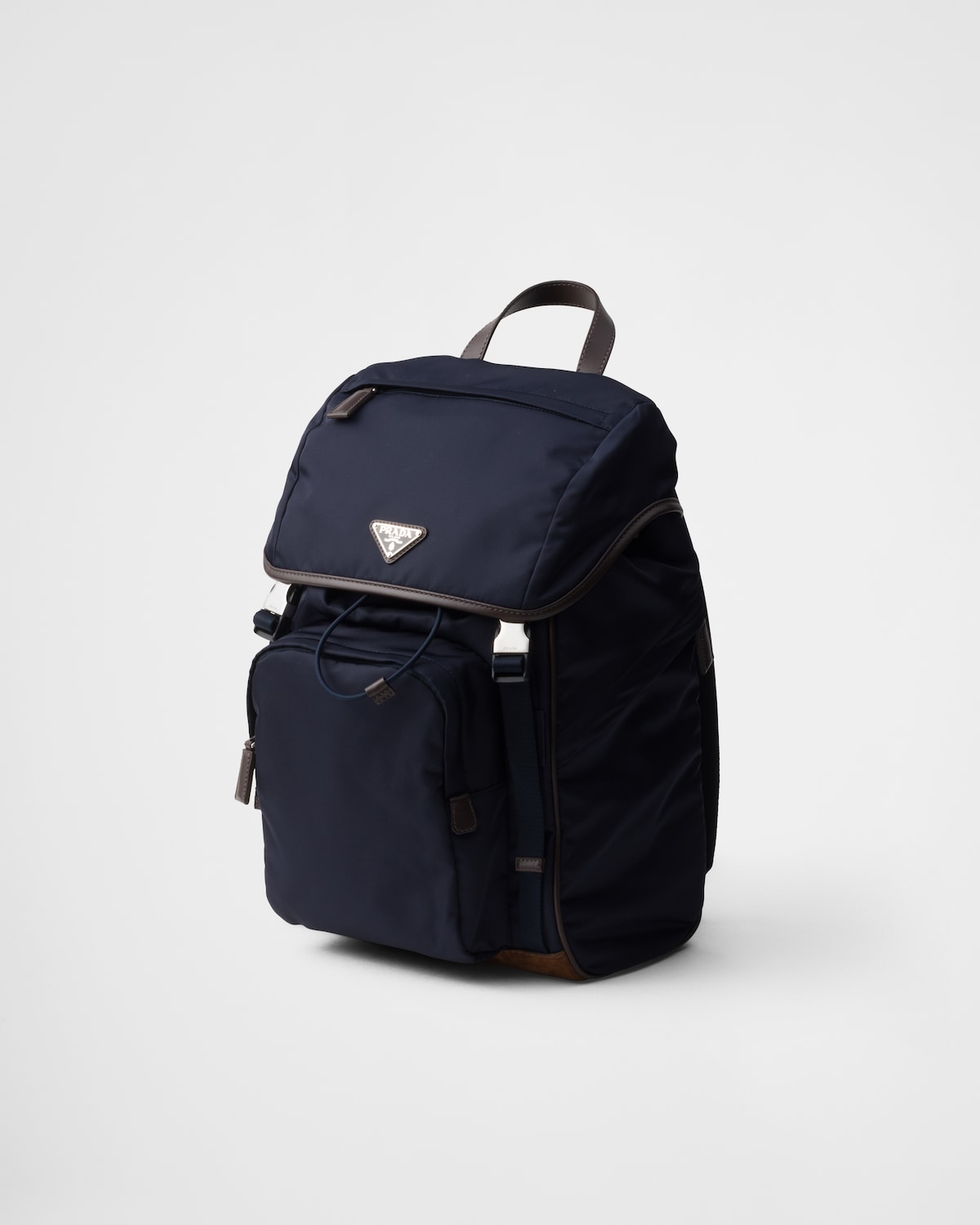 Prada Mochila de Re-Nylon y piel Oferta especial