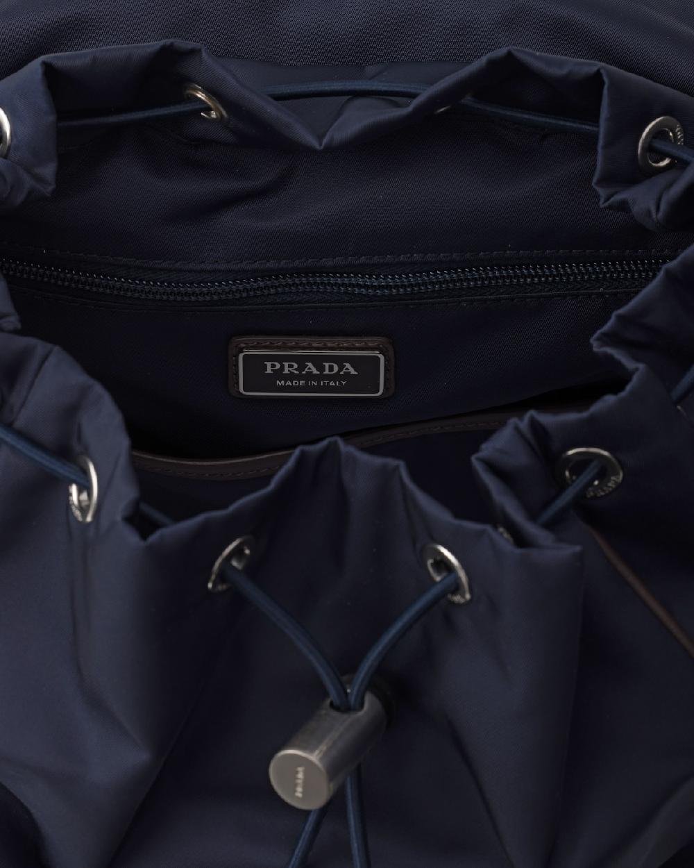 Prada Mochila de Re-Nylon y piel Oferta especial