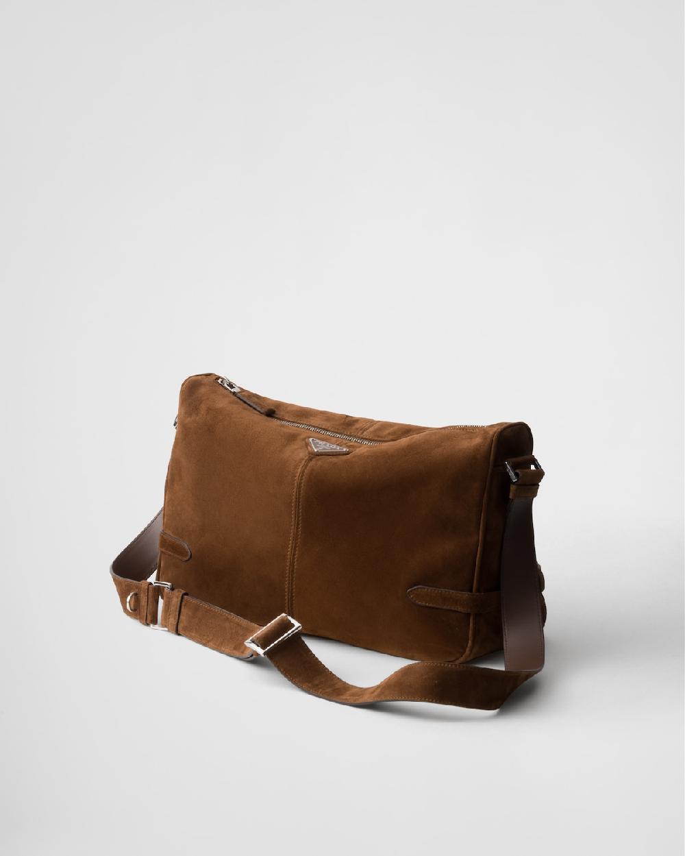 Prada Bolso bandolera de ante Últimos 3 días