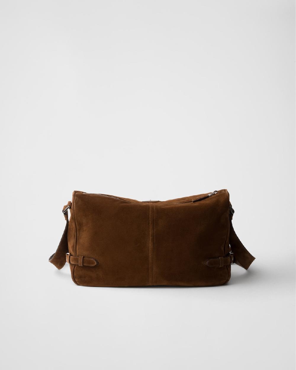Prada Bolso bandolera de ante Últimos 3 días