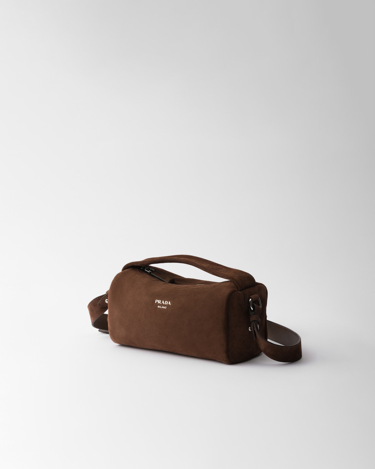 Prada Bolso bandolera de ante Último día