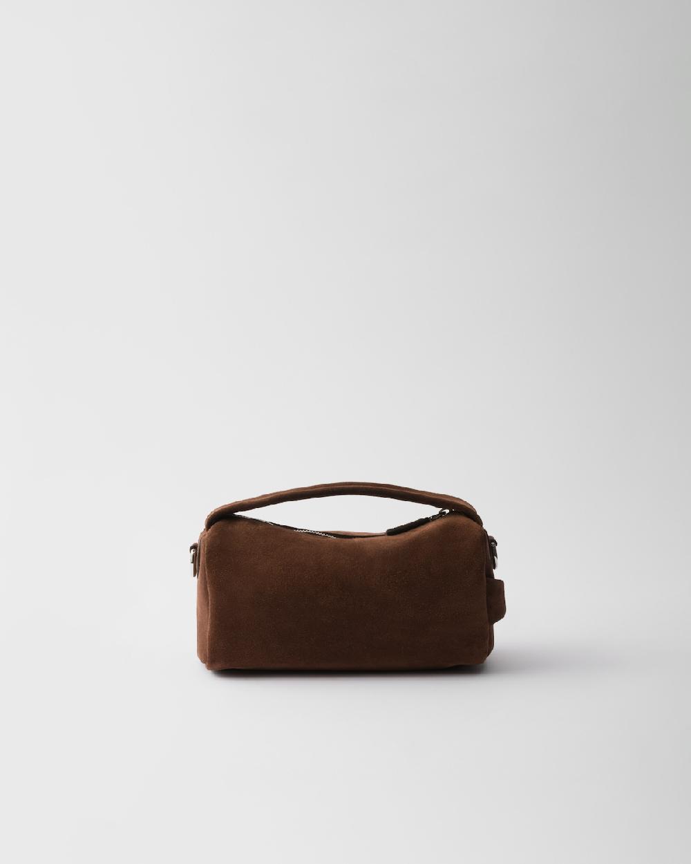 Prada Bolso bandolera de ante Último día