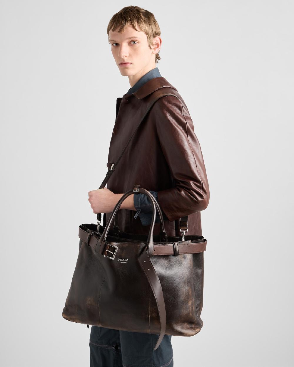 Prada Bolso Prada Buckle de napa con cinturón Oferta especial de fábrica