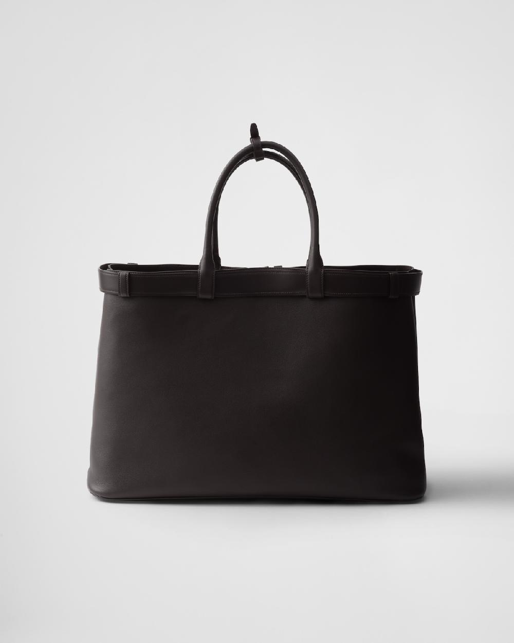 Prada Bolso Prada Buckle de piel con cinturón Grandes descuentos