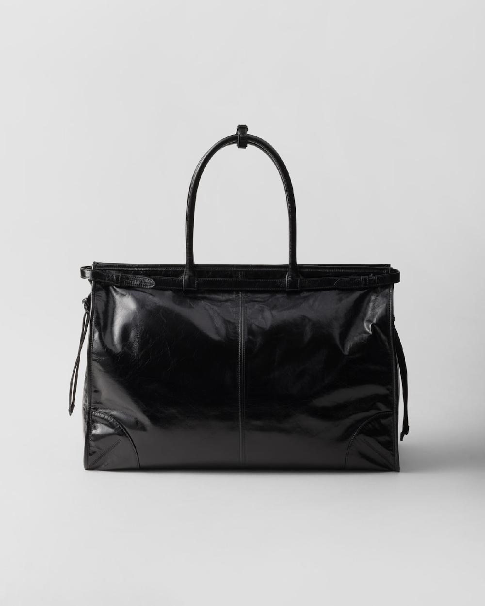 Prada Bolso tote de piel Ahorra y exporta
