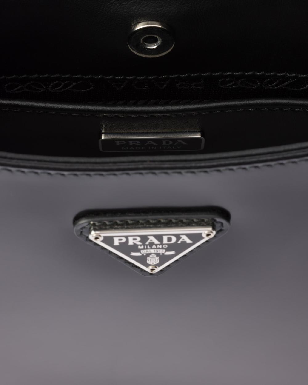Prada Bandolera de piel cepillada Prada Cleo Ofertas especiales