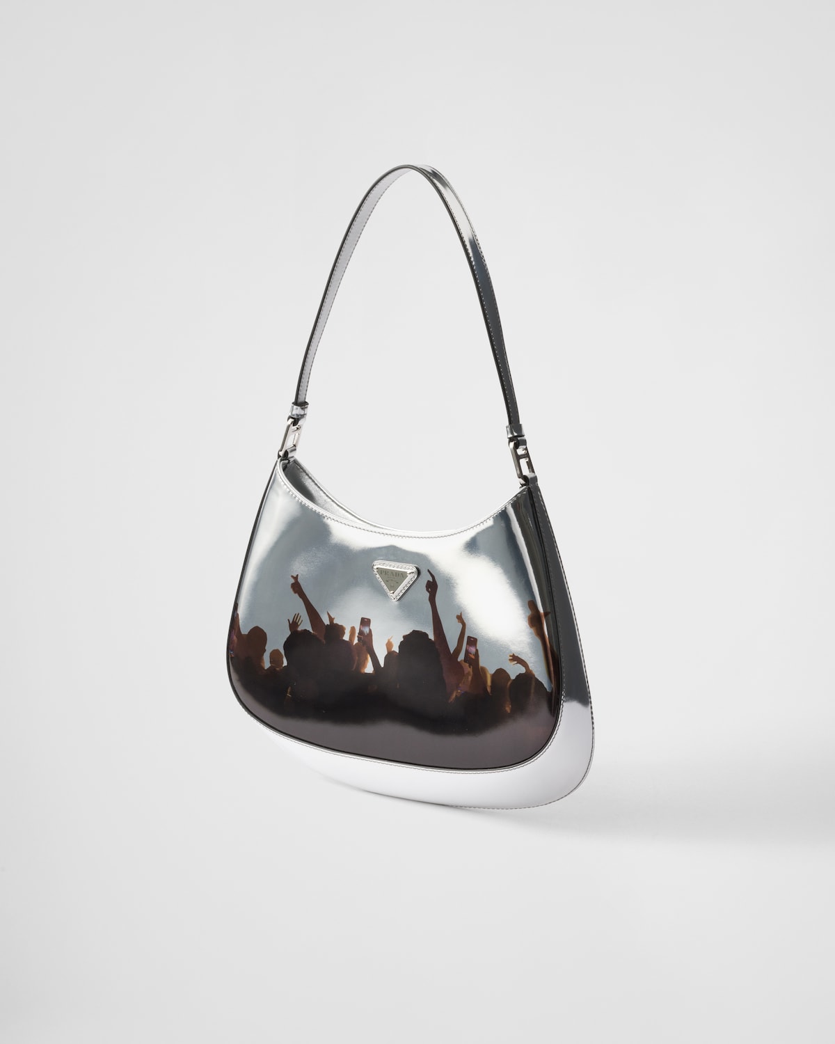 Prada Bolso bandolera Prada Cleo de piel cepillada estampada Grandes ahorros