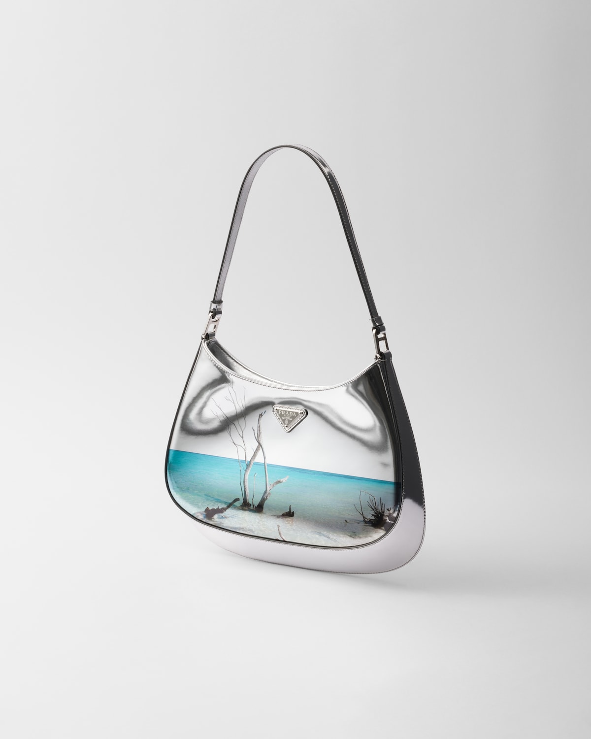 Prada Bolso bandolera Prada Cleo de piel cepillada estampada Precio ultrabajo