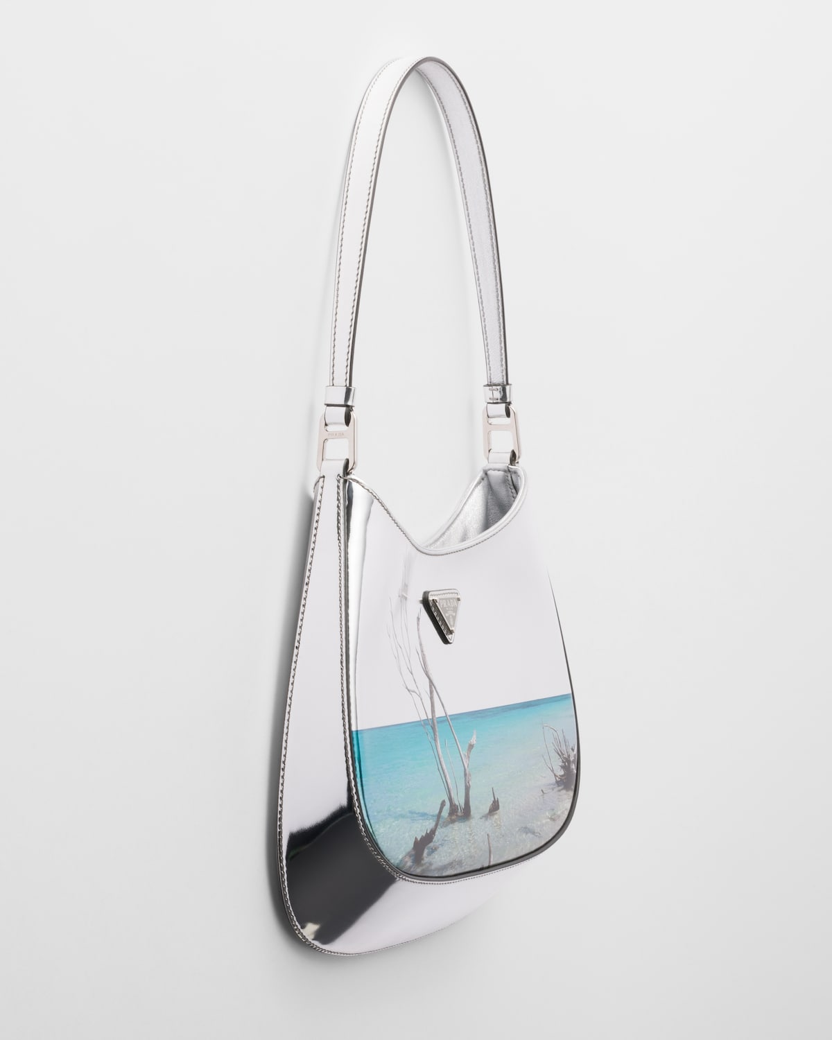 Prada Bolso bandolera Prada Cleo de piel cepillada estampada Precio ultrabajo
