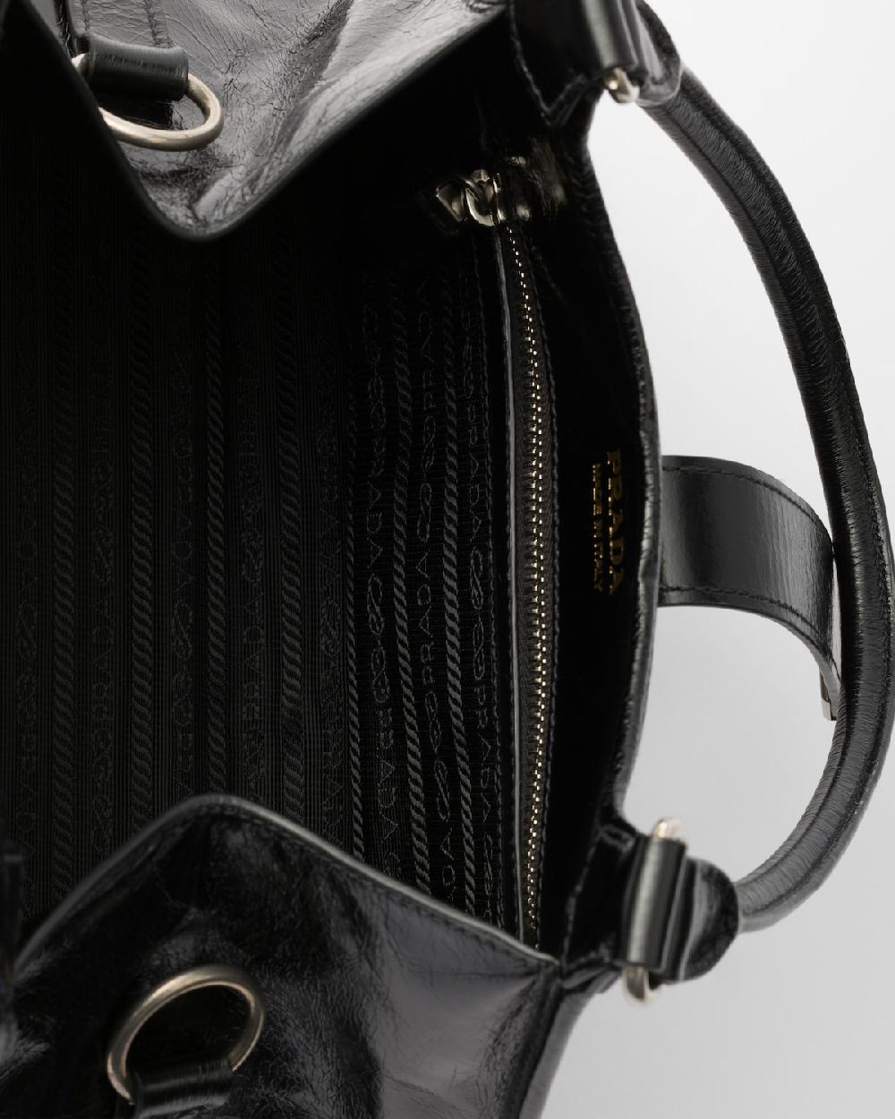Prada Bolso tote de piel mediano En línea