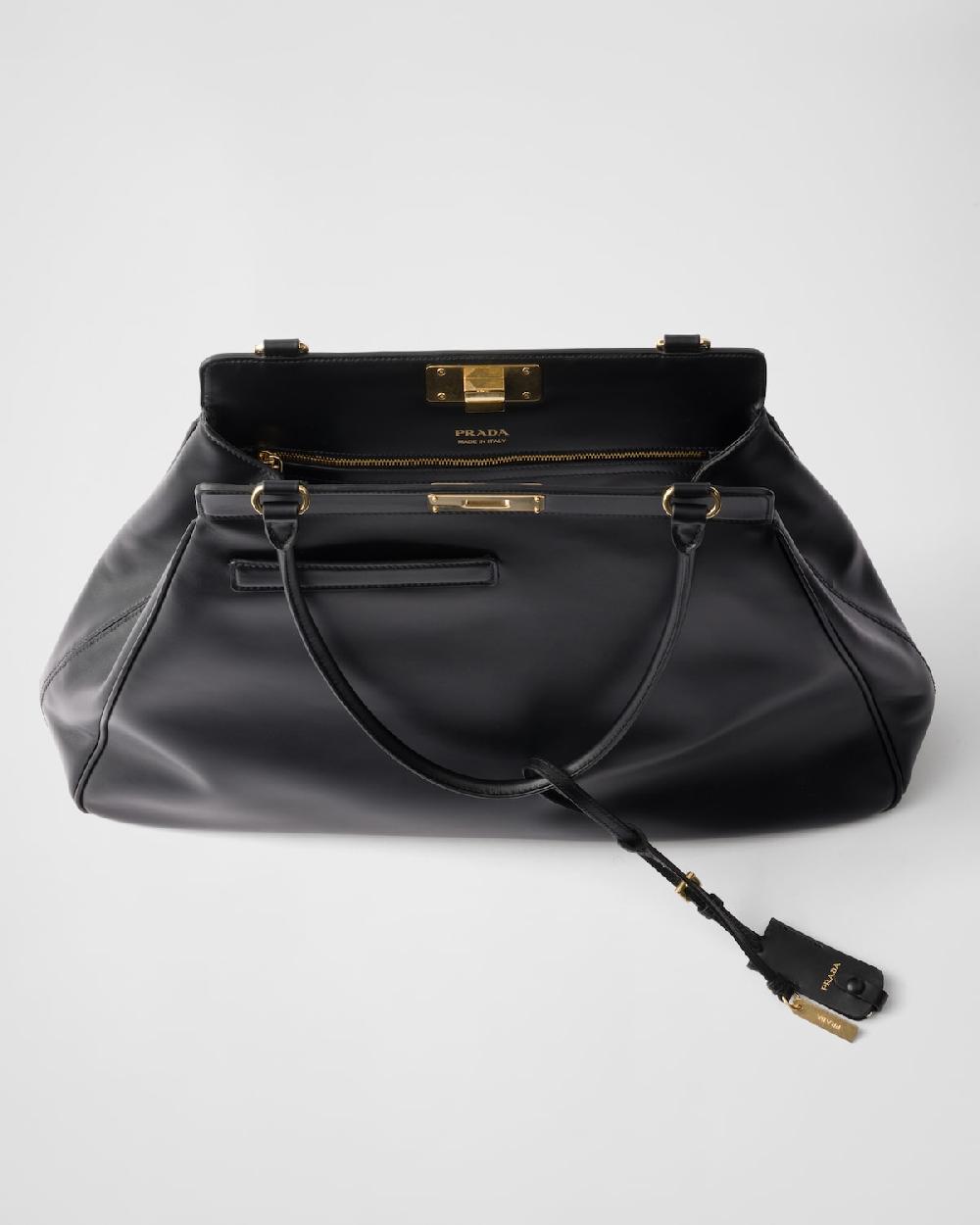 Prada Bolso tote de piel grande Gran oferta