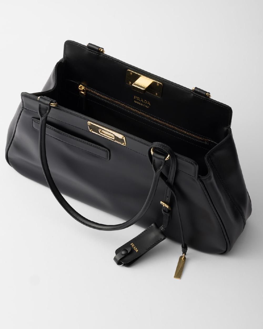 Prada Bolso tote de piel mediano Rebajas baratas